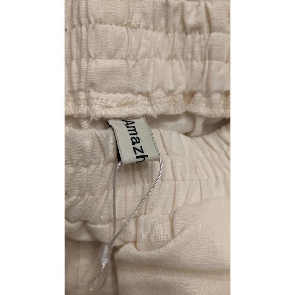 Amazhiyu Linen Cropped Pants, Medium NWT - Picture 12 of 12